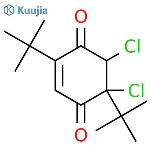 2,5-Di-Tert-Butyl-5,6-Dichloro-Cyclohex-2-Ene-1,4-Dione structure