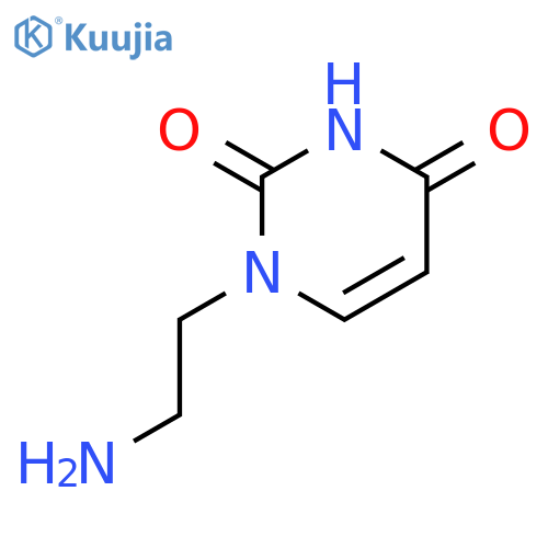 2,4(1H,3H)-Pyrimidinedione, 1-(2-aminoethyl)- structure