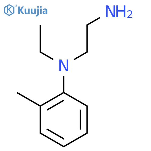 N-(2-aminoethyl)-N-ethyl-2-methylaniline structure
