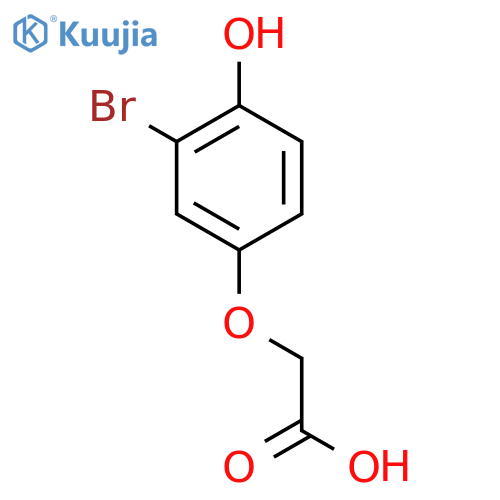 2-(3-Bromo-4-hydroxyphenoxy)acetic acid structure
