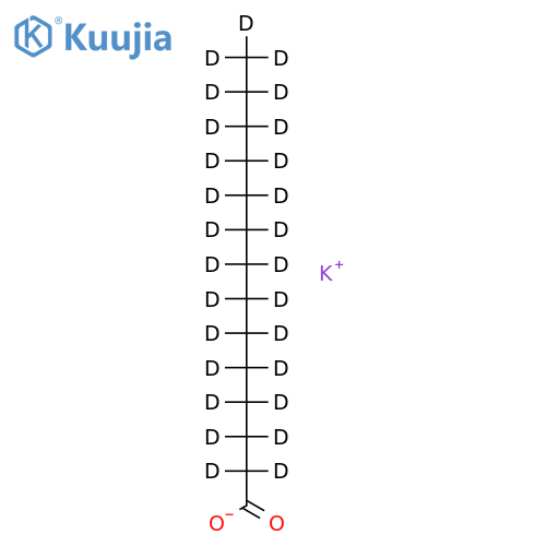 Potassium Tetradecanoate-d27 structure