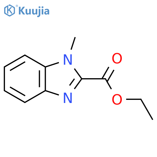 1-methyl-1H-Benzimidazole-2-carboxylic acid ethyl ester structure