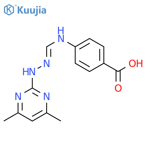 4-N'-(4,6-Dimethyl-pyrimidin-2-yl)-guanidino-benzoic Acid structure