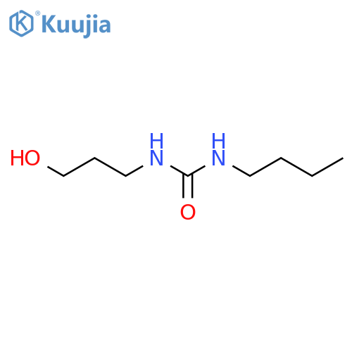 Urea, N-butyl-N'-(3-hydroxypropyl)- structure