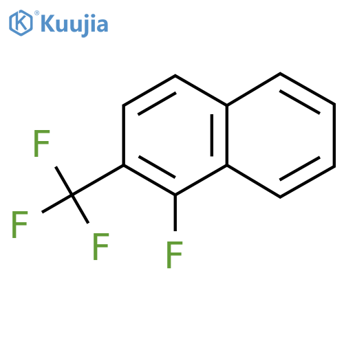 1-Fluoro-2-(trifluoromethyl)naphthalene structure