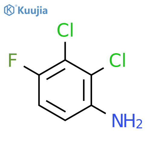 2,3-Dichloro-4-fluoroaniline structure