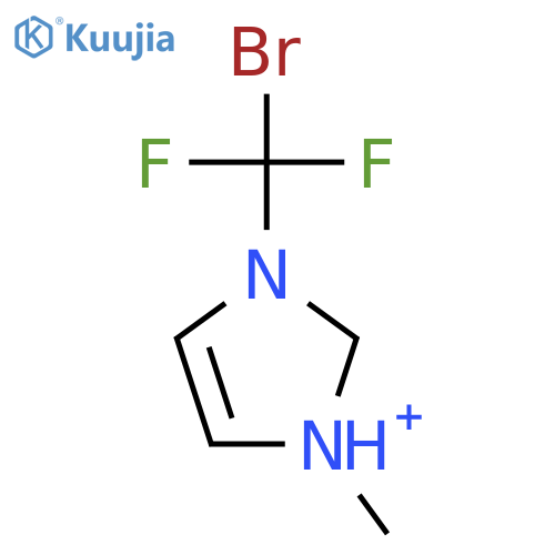 1H-Imidazolium,3-(bromodifluoromethyl)-1-methyl- structure