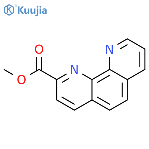 1,10-Phenanthroline-2-carboxylic acid, methyl ester structure