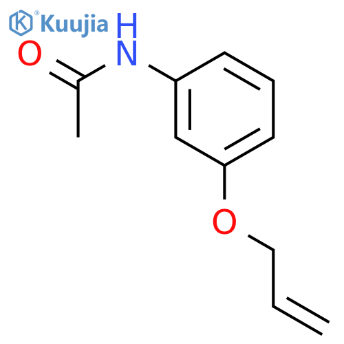 N-3-(prop-2-en-1-yloxy)phenylacetamide structure