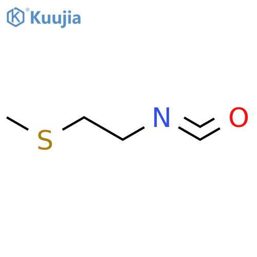 1-isocyanato-2-(methylsulfanyl)ethane structure