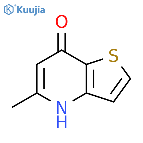 5-methyl-4H,7H-thieno3,2-bpyridin-7-one structure