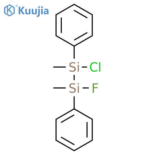 Disilane, 1-chloro-2-fluoro-1,2-dimethyl-1,2-diphenyl- structure