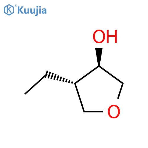 rac-(3R,4S)-4-ethyloxolan-3-ol structure