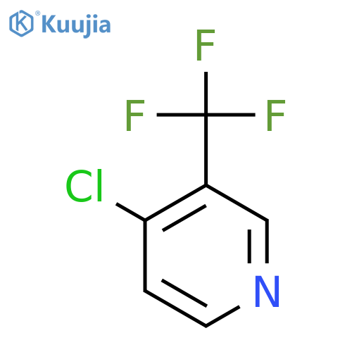 4-Chloro-3-(trifluoromethyl)pyridine structure