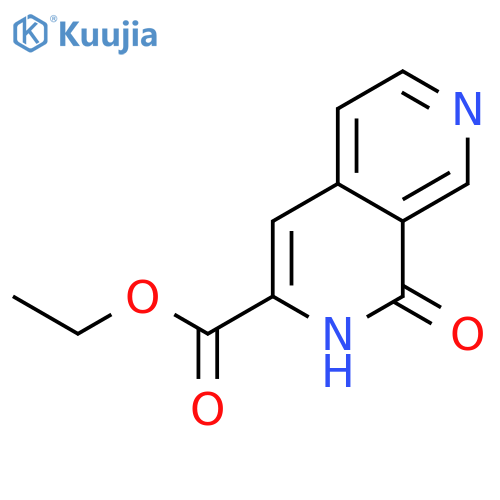 2,7-Naphthyridine-3-carboxylic acid, 1,2-dihydro-1-oxo-, ethyl ester structure