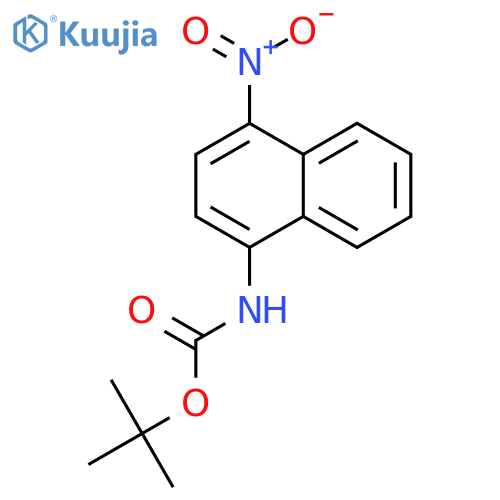 tert-butyl N-(4-nitronaphthalen-1-yl)carbamate structure