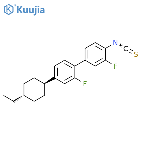 1,1'-Biphenyl, 4-(trans-4-ethylcyclohexyl)-2,3'-difluoro-4'-isothiocyanato- structure