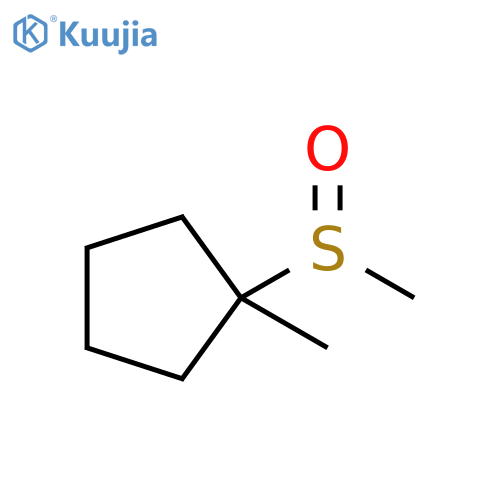 Cyclopentane, 1-methyl-1-(methylsulfinyl)- structure