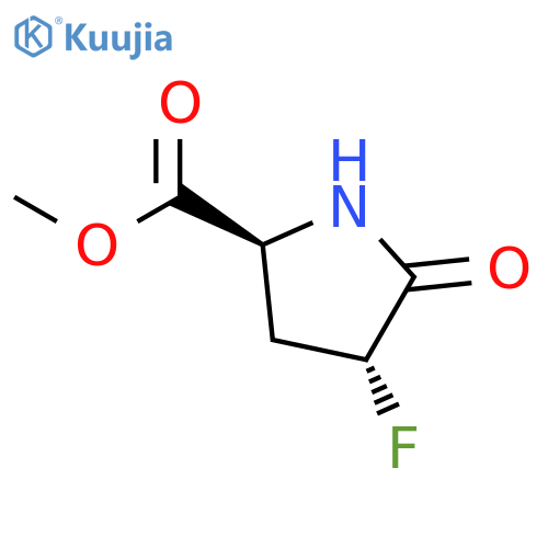 methyl (2S,4R)-4-fluoro-5-oxopyrrolidine-2-carboxylate structure