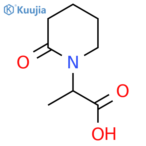 2-(2-oxopiperidin-1-yl)propanoic acid structure