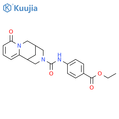ethyl 4-({6-oxo-7,11-diazatricyclo[7.3.1.0^{2,7}]trideca-2,4-diene-11-carbonyl}amino)benzoate structure