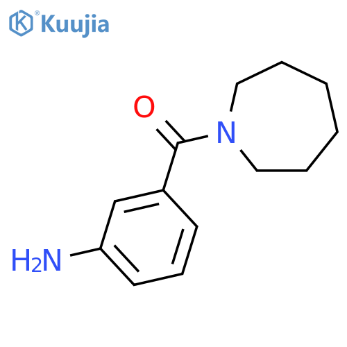 (3-Aminophenyl)(azepan-1-yl)methanone structure