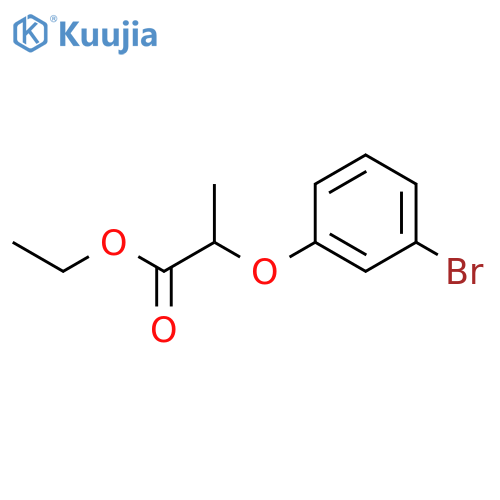 Ethyl 2-(3-bromophenoxy)propanoate structure