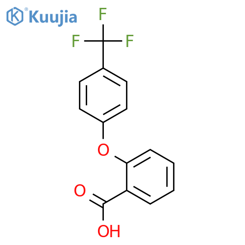 2-4-(Trifluoromethyl)PhenoxyBenzoic Acid structure