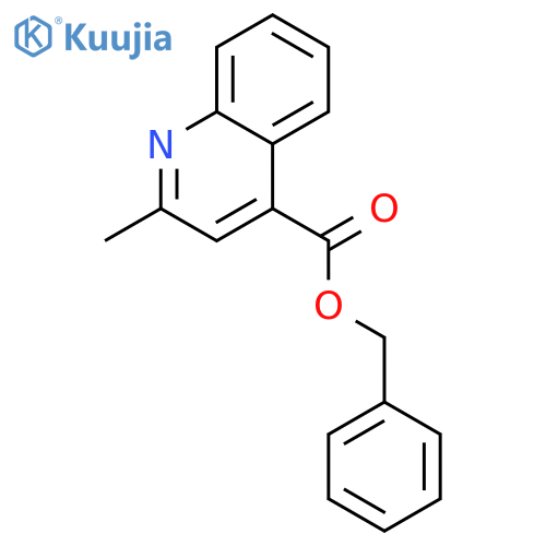 benzyl 2-methylquinoline-4-carboxylate structure