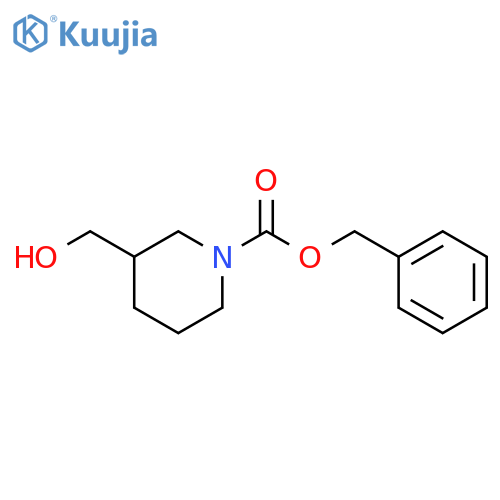 Benzyl (3s)-3-(hydroxymethyl)piperidine-1-carboxylate structure