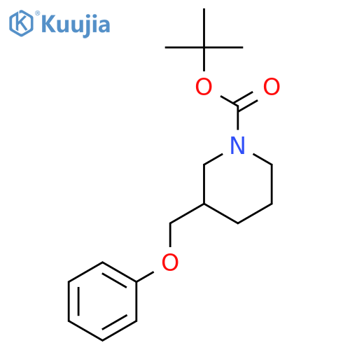 3-Phenoxymethyl-piperidine-1-carboxylic acid tert-butyl ester structure