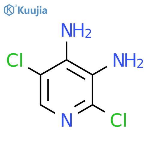 2,5-Dichloropyridine-3,4-diamine structure