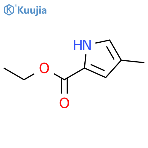 Ethyl 4-methyl-1H-pyrrole-2-carboxylate structure