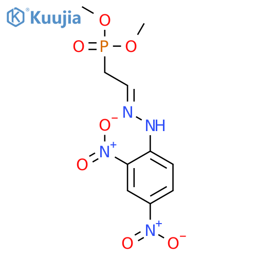 Dimethyl {2-[2-(2,4-dinitrophenyl)hydrazinylidene]ethyl}phosphonate structure