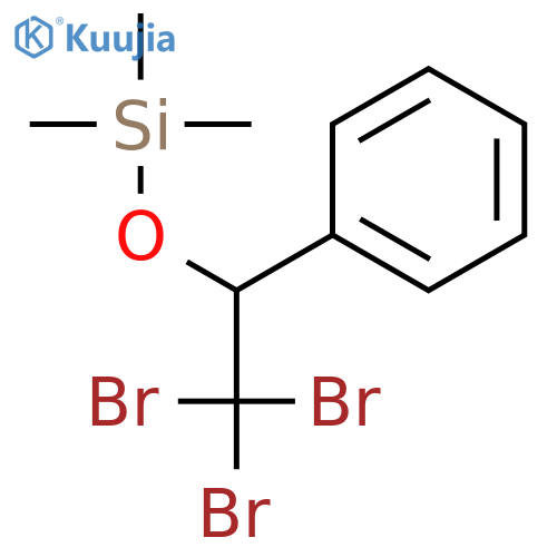 SILANE, TRIMETHYL(2,2,2-TRIBROMO-1-PHENYLETHOXY)- structure
