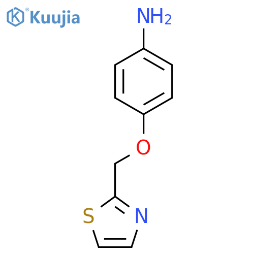 4-(Thiazol-2-ylmethoxy)aniline structure