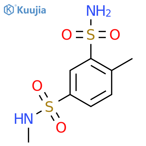 N1,4-dimethylbenzene-1,3-disulfonamide structure
