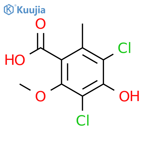 Dichloroisoeverninic Acid structure