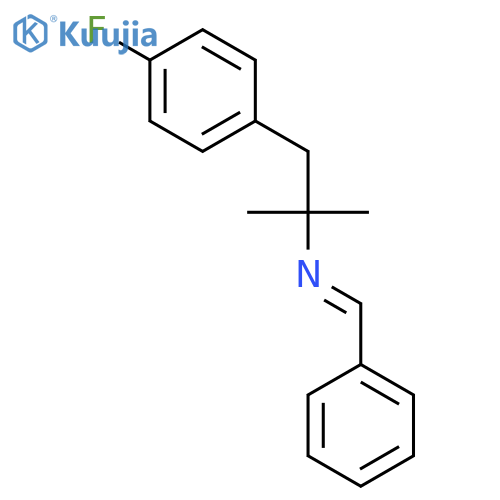 N-Benzylidene-1,1-dimethyl-2-(4-fluorophenyl)ethylamine structure