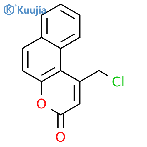 1-(chloromethyl)-3H-benzofchromen-3-one structure