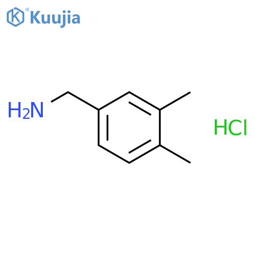 3,4-Dimethylbenzylamine Hydrochloride structure
