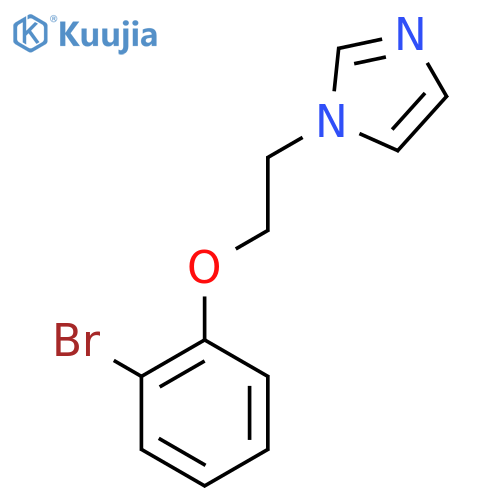 1-2-(2-Bromophenoxy)ethyl-1H-imidazole structure
