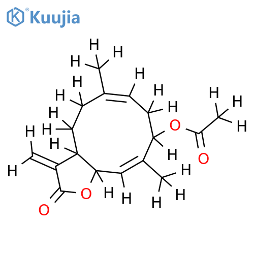 4,5-cis-3beta-acetoxygermacranolide structure
