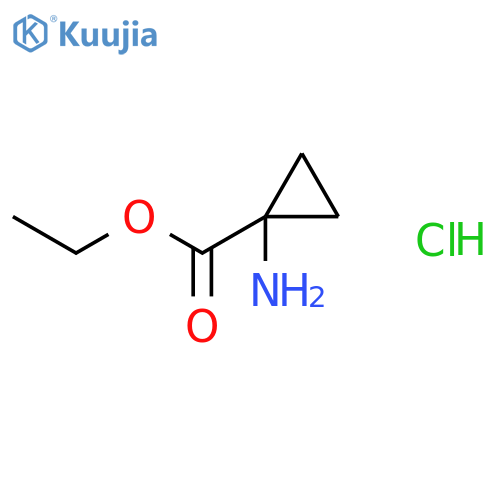 ethyl 1-aminocyclopropanecarboxylate;hydrochloride structure