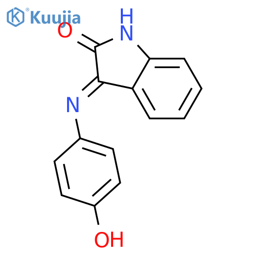 (3e)-3-[(4-Hydroxyphenyl)Imino]-1h-Indol-2(3h)-One structure