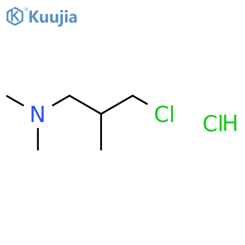 3-Dimethylamino-2-methylpropyl chloride hydrochloride structure