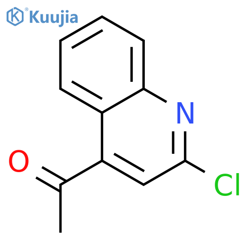 Ethanone, 1-(2-chloro-4-quinolinyl)- structure