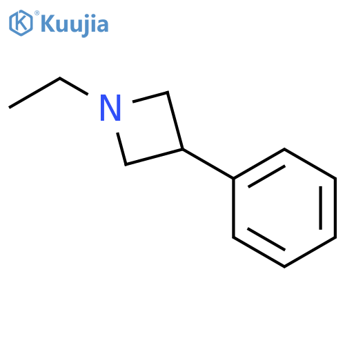 1-ethyl-3-phenylazetidine structure