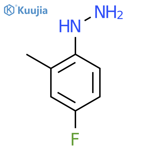 (4-Fluoro-2-methylphenyl)hydrazine hydrochloride structure