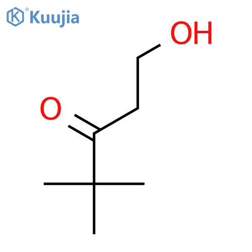 1-hydroxy-4,4-dimethylpentan-3-one structure
